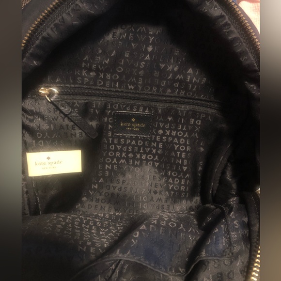 SOLD 🎉 Authentic Kate Spade ♠️ Mini Backpack Purse Black 🖤 Gold Hardware - Picture 11 of 11